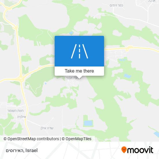 האירוסים map