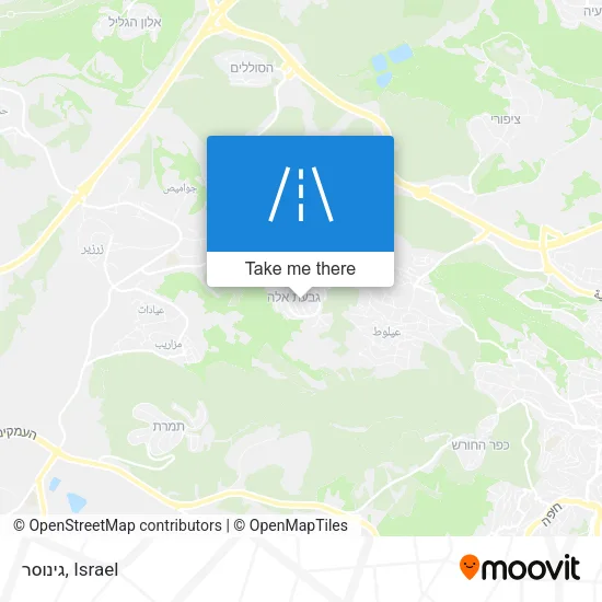 Карта גינוסר