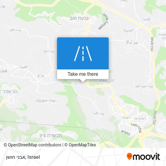 אבני חושן map