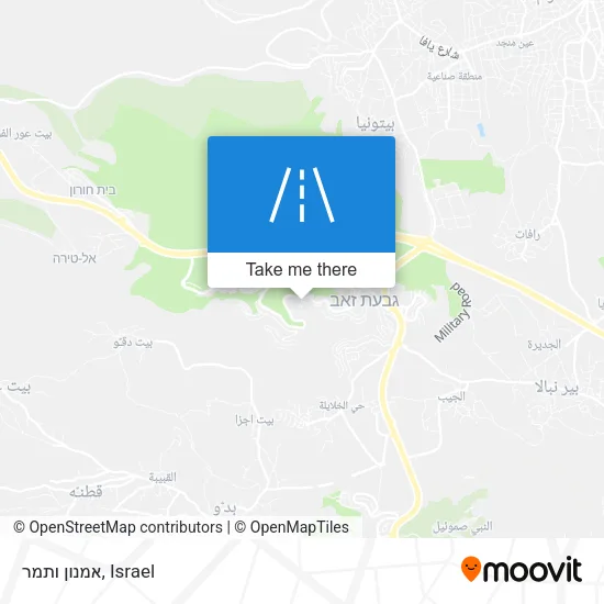 Карта אמנון ותמר
