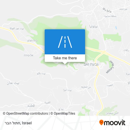 חתול הבר map