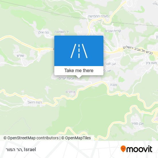 הר המור map