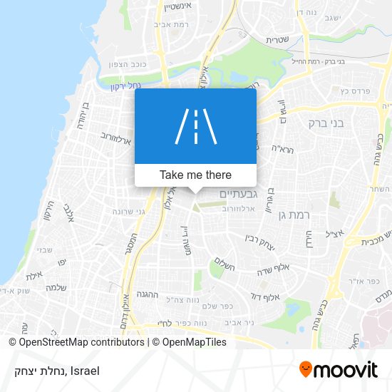נחלת יצחק map
