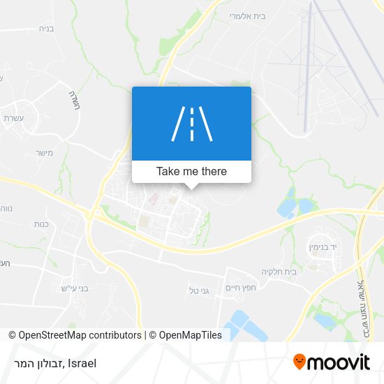 זבולון המר map