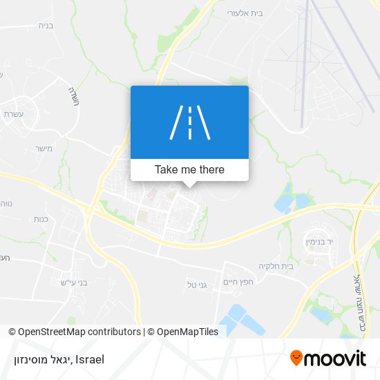 יגאל מוסינזון map