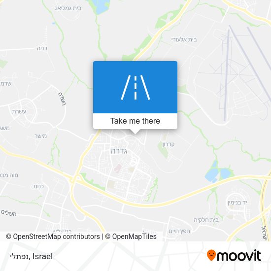 נפתלי map