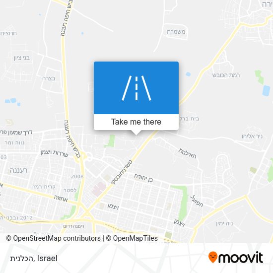 הכלנית map