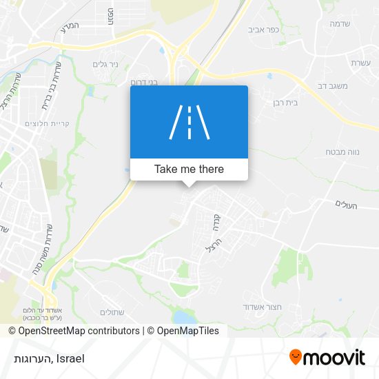 הערוגות map