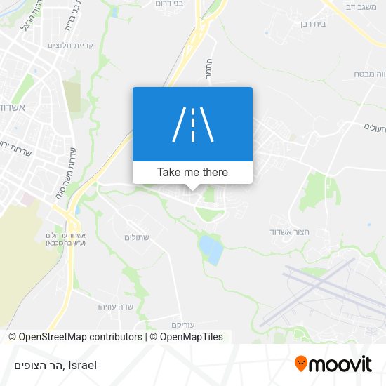 הר הצופים map