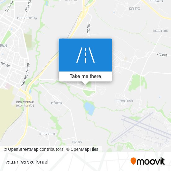 שמואל הנביא map