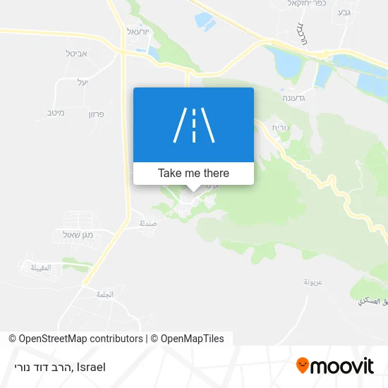 Карта הרב דוד נורי