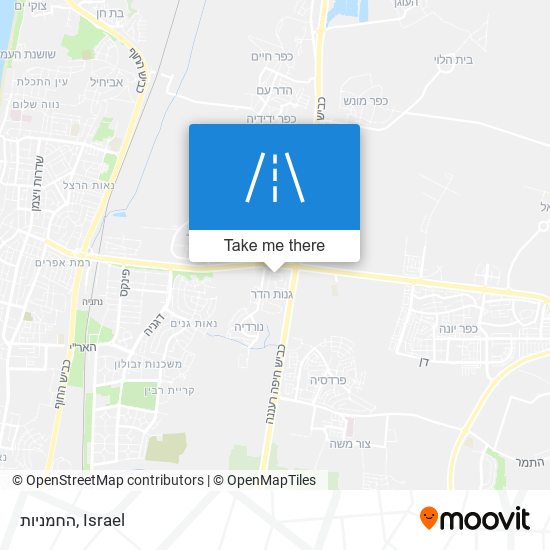 החמניות map