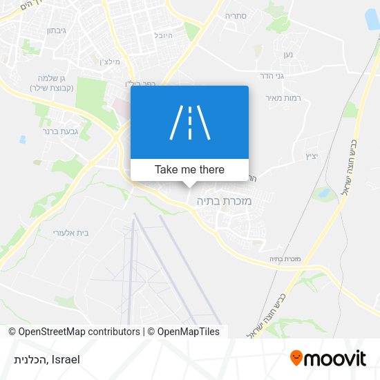 הכלנית map