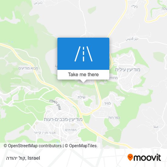 קול יהודה map