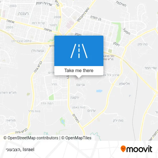 Карта הצבעוני