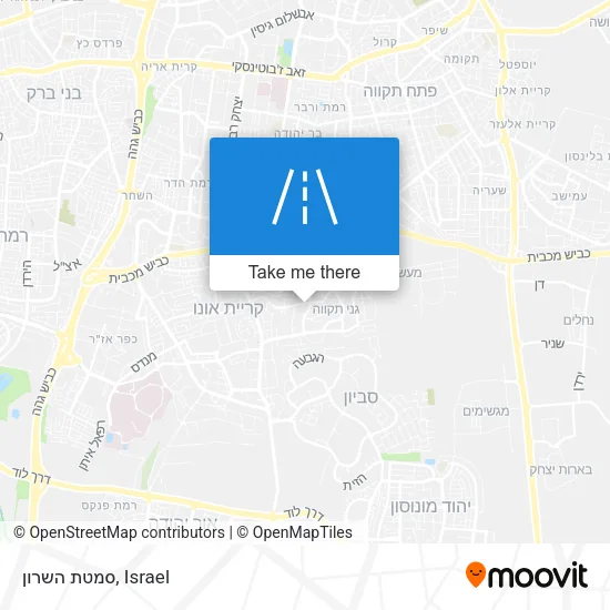Карта סמטת השרון