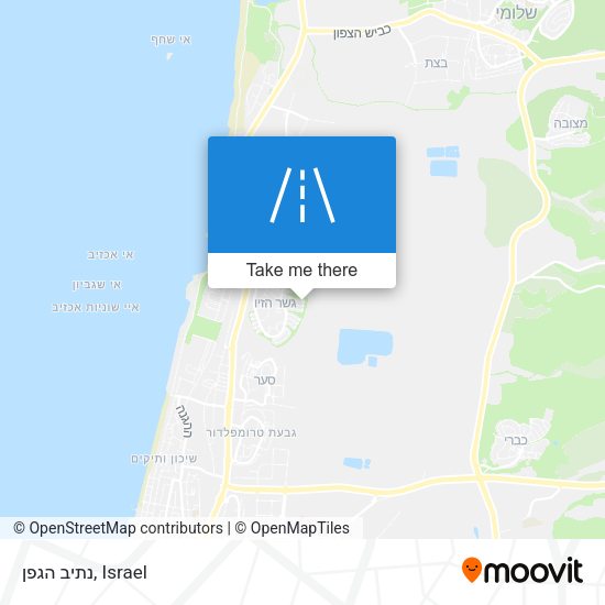 נתיב הגפן map