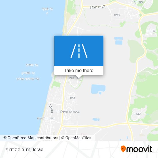 נתיב ההרדוף map
