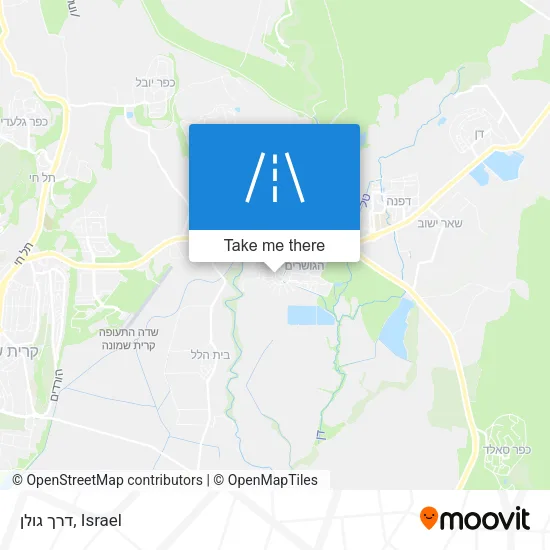 Карта דרך גולן