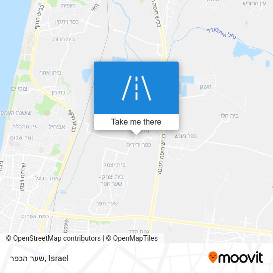 שער הכפר map