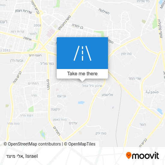 אלי מיצד map