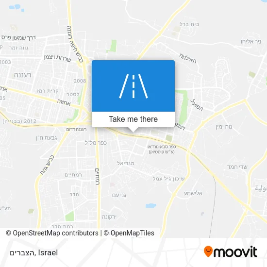 Карта הצברים