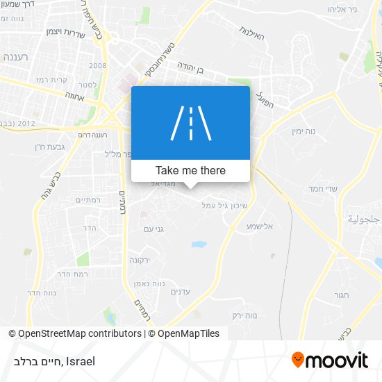 חיים ברלב map