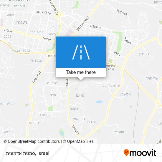 סמטת אדמונית map