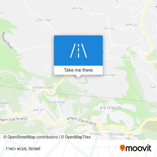 מבוא הארז map