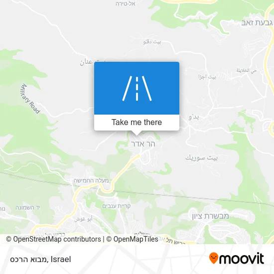 Карта מבוא הרכס