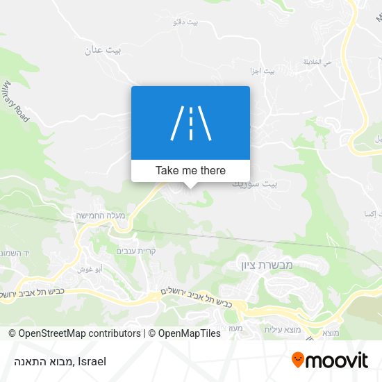 מבוא התאנה map