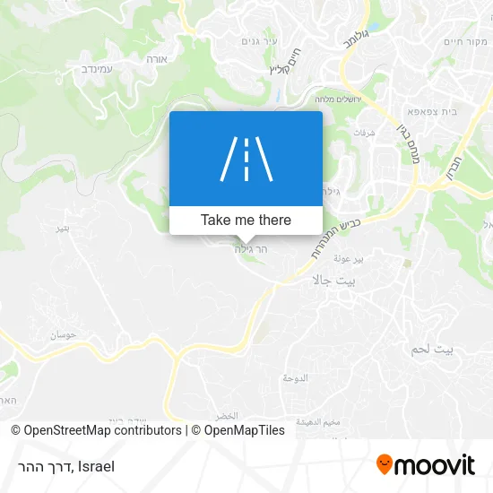 Карта דרך ההר