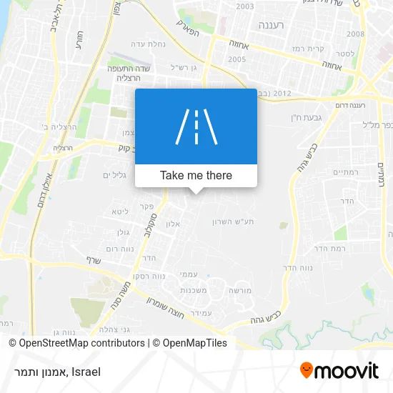Карта אמנון ותמר