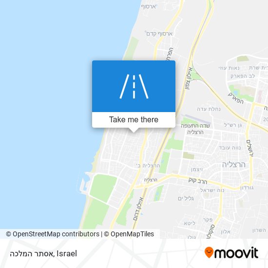 אסתר המלכה map