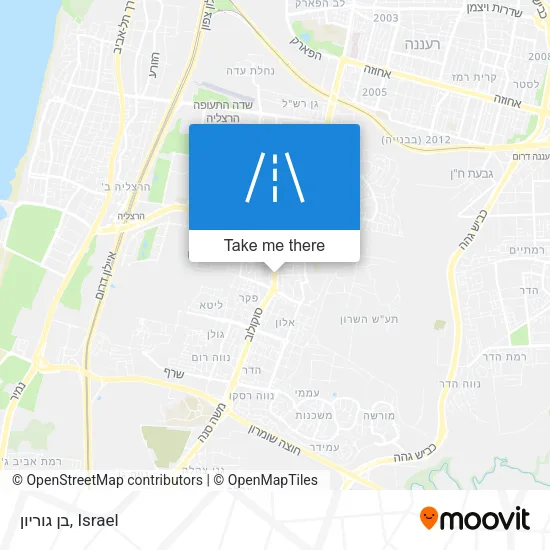 Карта בן גוריון