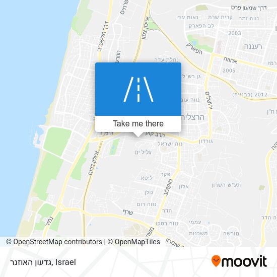 גדעון האוזנר map