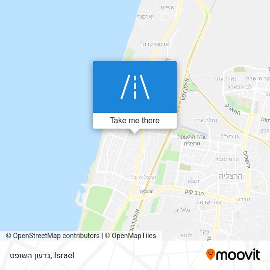 גדעון השופט map