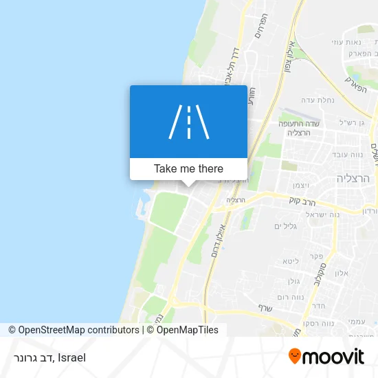 דב גרונר map