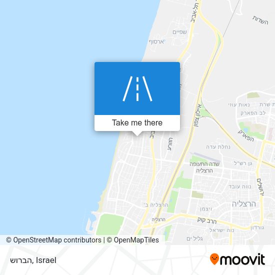 הברוש map