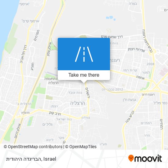 הבריגדה היהודית map