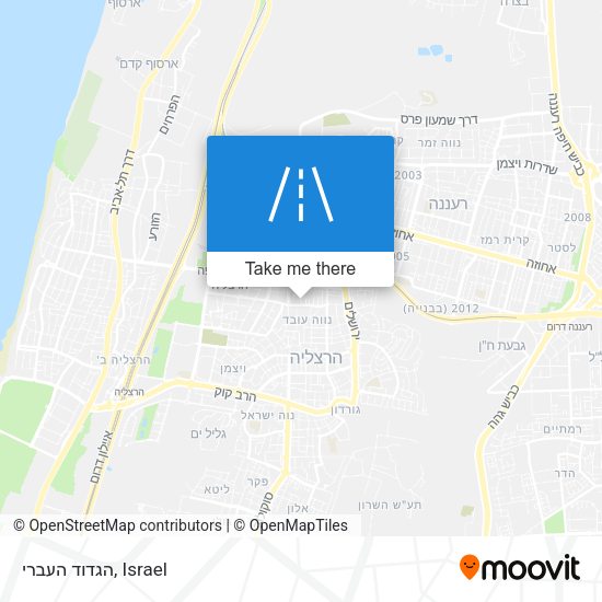 הגדוד העברי map