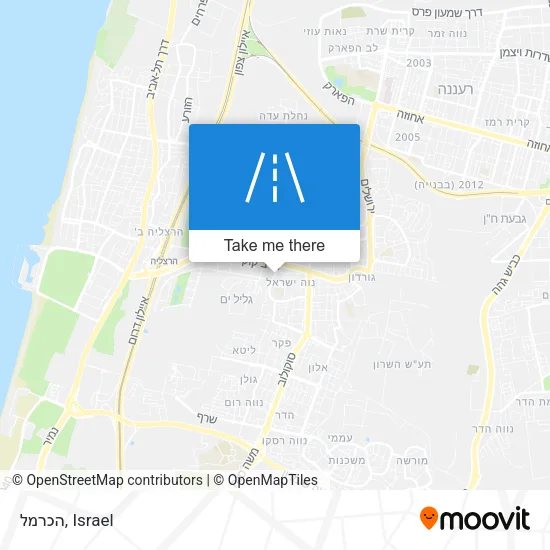 Карта הכרמל