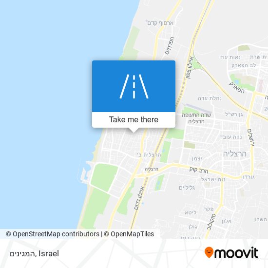 המגינים map