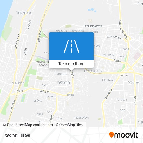 הר סיני map