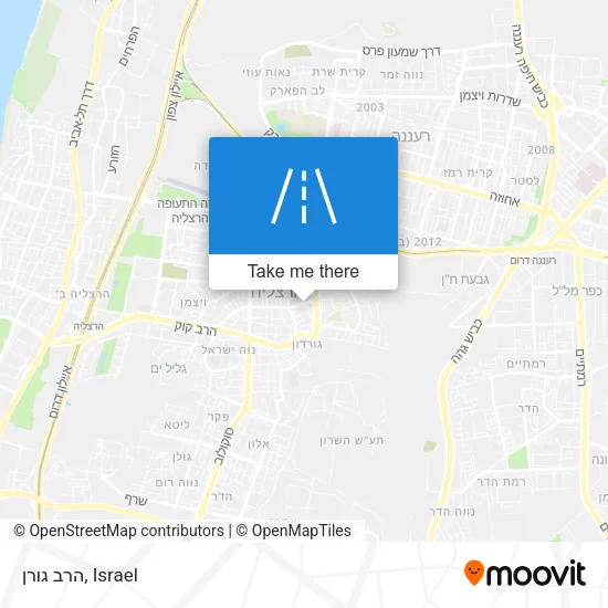 Карта הרב גורן
