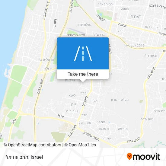 Карта הרב עוזיאל