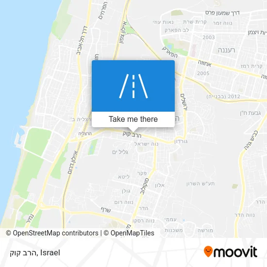 Карта הרב קוק