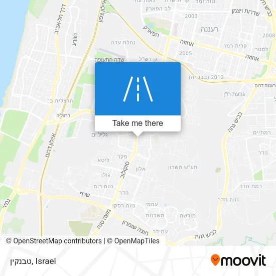 Карта טבנקין
