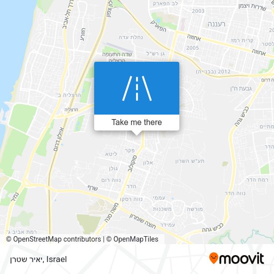 יאיר שטרן map
