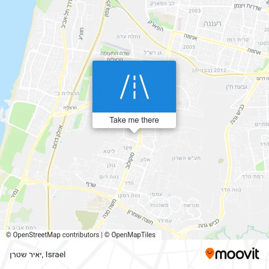 Карта יאיר שטרן